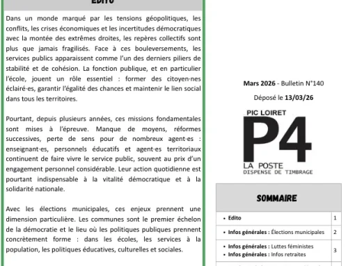 Bulletin 140 mars 2026